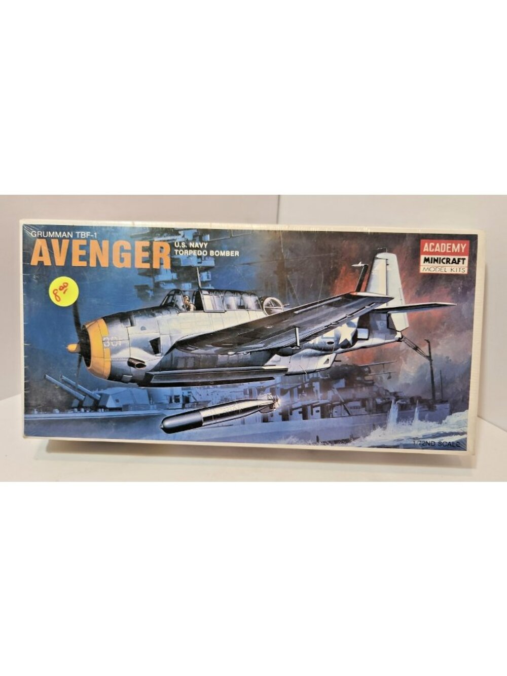 Academy Minicraft 1:72 Grumman Avenger TBF-1 Plastic Model Kit Un-Opened # 1651